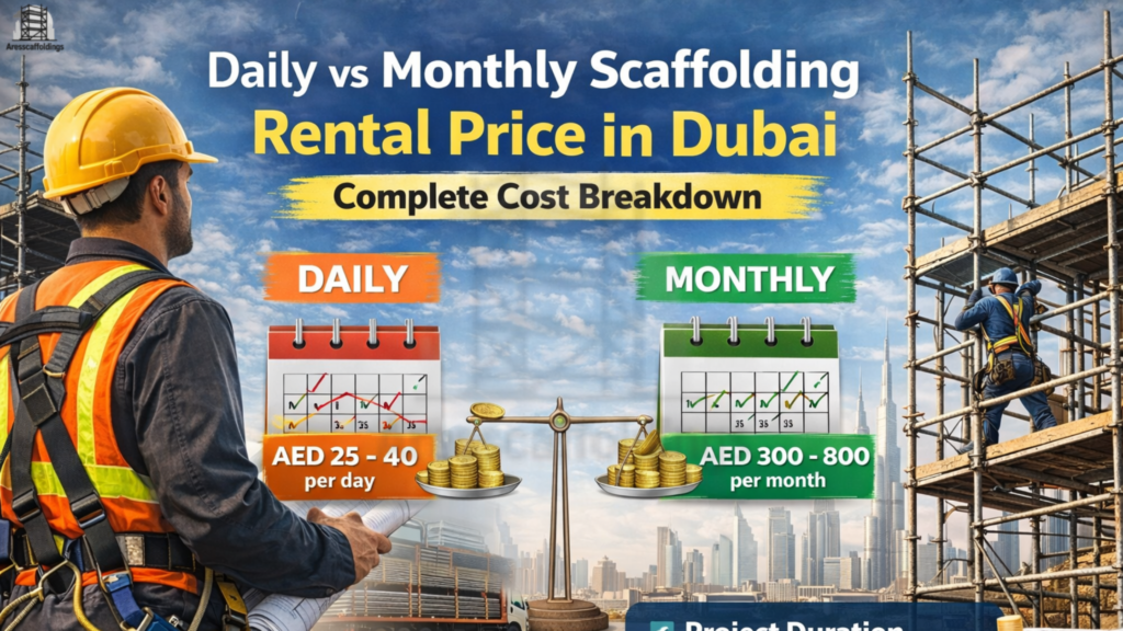 Scaffolding Rental Price in Dubai for Construction Projects