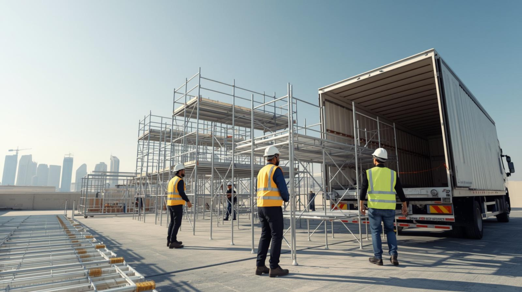 scaffolding supplier in UAE providing rental services for construction projects