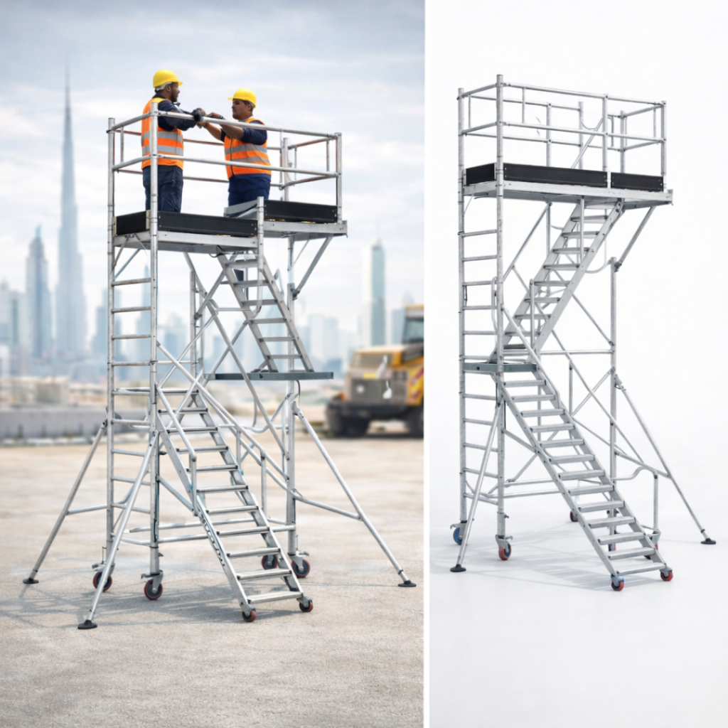 Stairway Mobile Cantilever Scaffolding UAE for Advanced Access Solutions
