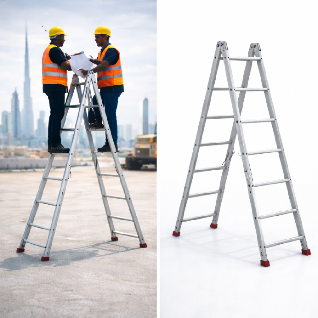 Two Way Aluminium Ladder UAE for Dual-Side Access